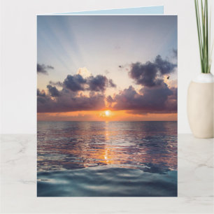 HEALING VIBES Miami Sunset BIG Grußkarte Karte