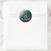 HealingXP Unterstützung Runder Aufkleber (Tasche)