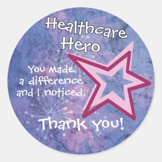 Heallthcare Hero Stickers (Vorderseite)