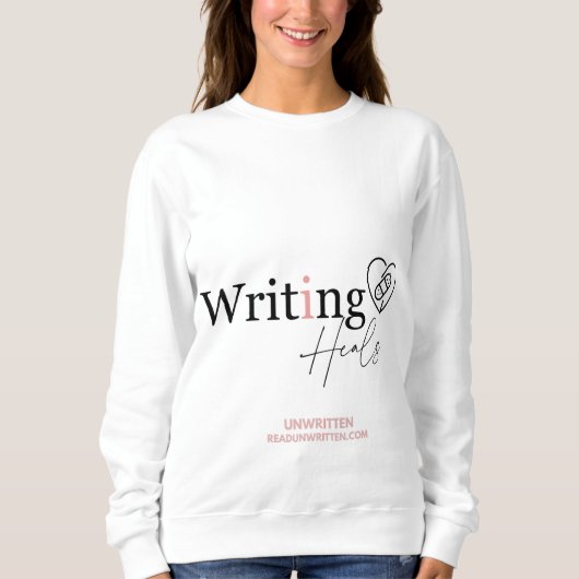Heals schreiben sweatshirt (Vorderseite)