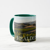 Healsburg Wein-Land-Tasse Tasse (Vorderseite Links)