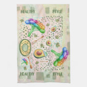 Healsy Food Art Geschirrtuch (Vertikal)