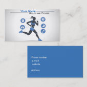Health and Fitness Visitenkarte (Vorne/Hinten)