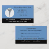 Health Blue Medical Doctor Ernennung Terminkarte (Vorne/Hinten)