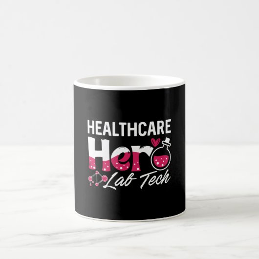 Health Care Hero Labrador Tech Labortechniker Kaffeetasse (Mittel)