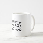 Health Care Hero Labrador Tech Labortechniker Kaffeetasse (VorderseiteRechts)