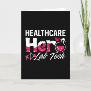 Health Care Hero Labrador Tech Labortechniker Karte