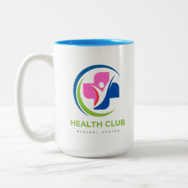 Health Club Zweifarbige Tasse