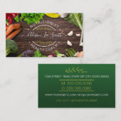 Health Coach Nutritionist Visitenkarte (Vorne/Hinten)