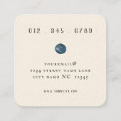 Health Coach Square Visitenkarte (Rückseite)