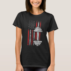 Health Fitness Gym Workout Motivation Amerikaner T-Shirt