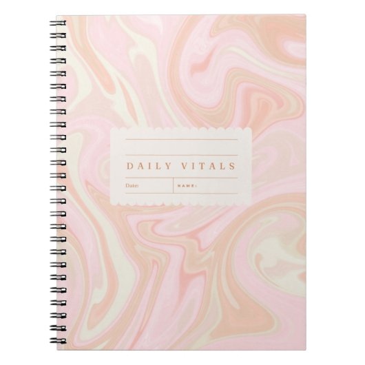 Health Journal Notizblock (Vorderseite)