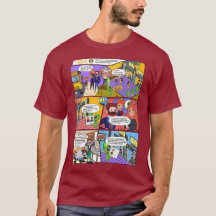 Health Karo AI Comic Man T - Shirt