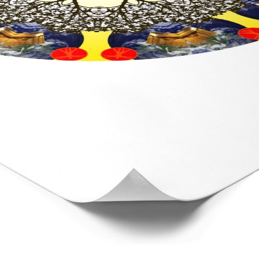 Health Mandala Print Poster (Ecke)