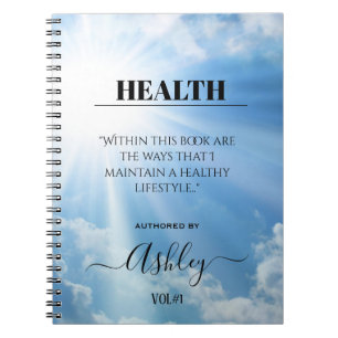 Health Notebook Notizblock