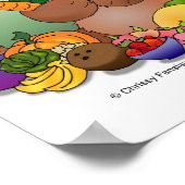 ‚Health Nut Bears‘ Poster (Ecke)