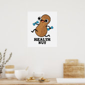 Health Nut Funny Exercure Peanut Puff Poster (Küche)