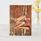 Health Nut Happy Birthday Karte (Gelbe Blume)