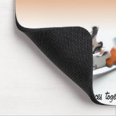 "Health Puzzle Concept Orange Ombre"-Vorlage Mousepad (Ecke)