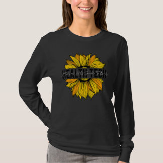 Health Tech Boho Sonnenblume zurück zur Schule T-Shirt