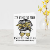 Health Tech Es ist gut, dass ich gut bin und alles Karte (Gelbe Blume)