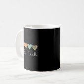 Health Tech Heart, School Clinic Squad Valentine's Kaffeetasse (Vorderseite Links)