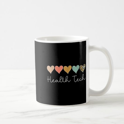 Health Tech Heart, School Clinic Squad Valentine's Kaffeetasse (Rechts)