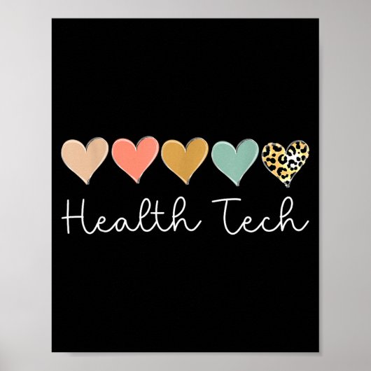 Health Tech Heart, School Clinic Squad Valentine's Poster (Vorne)