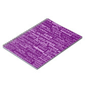 Health Text Multilanguage Your Colour Notebook Notizblock (Linke Seite)
