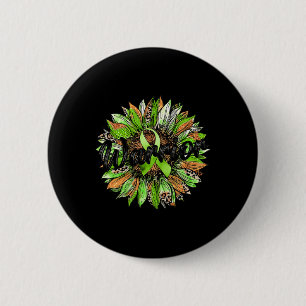 Health Warrior Leopard Sonnenblume Grüne Multifunk Button
