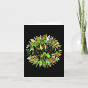 Health Warrior Leopard Sonnenblume Grüne Multifunk Karte