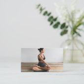 Health Wellness Blogger Content Creator Vollständi Visitenkarte (Stehend Vorderseite)