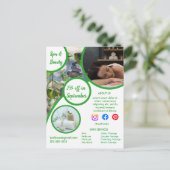 Health Wellness-Center Poster Flyer Wellness Cente Postkarte (Stehend Vorderseite)