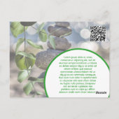 Health Wellness-Center Poster Flyer Wellness Cente Postkarte (Rückseite)