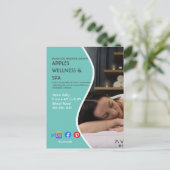 Health Wellness-Center Poster Flyer Wellness-Cente Postkarte (Stehend Vorderseite)