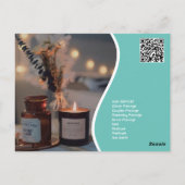 Health Wellness-Center Poster Flyer Wellness-Cente Postkarte (Rückseite)