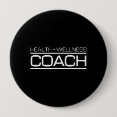 Health Wellness Coach Fitness Personal Trainer Fit Button (Vorderseite)