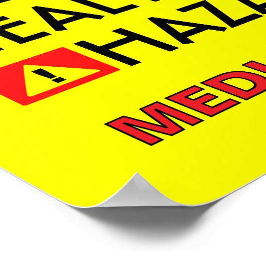 Healthcare Hazard™ Poster (Ecke)