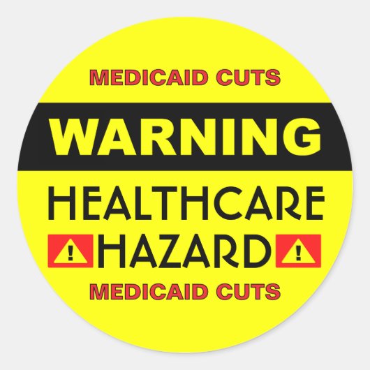 Healthcare Hazard™ Stickers (Vorderseite)
