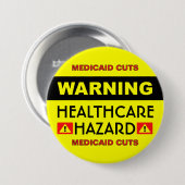 Healthcare Hazard™-Taste Button (Vorne & Hinten)