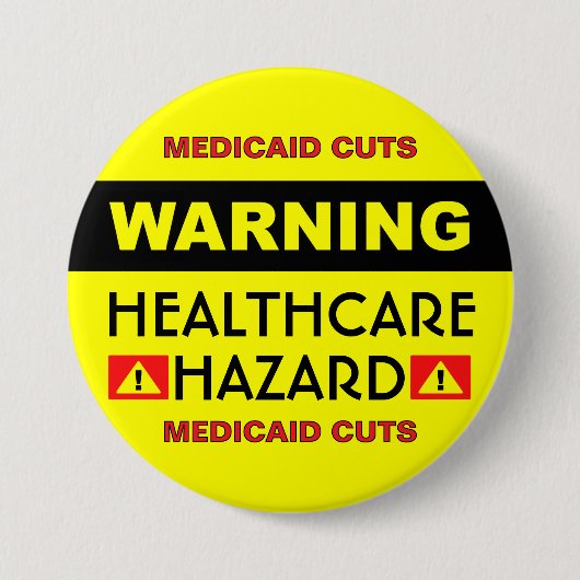 Healthcare Hazard™-Taste Button (Vorderseite)