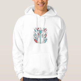 Healthcare Hero Hoodie - Vial & Syringe Art
