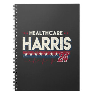 HealthCare Hotties für Harris 24 Kamala Walz Nurse Notizblock