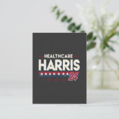 HealthCare Hotties für Harris 24 Kamala Walz Nurse Postkarte (Stehend Vorderseite)