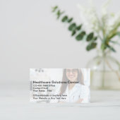 Healthcare Insurance Rep Business Cards Visitenkarte (Stehend Vorderseite)