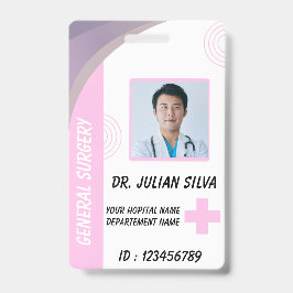 Healthcare Nurse Photo ID Badge Card Ausweis
