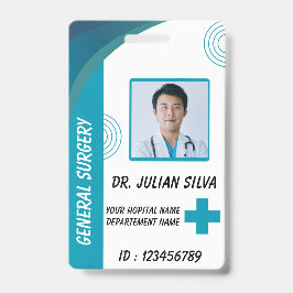 Healthcare Nurse Photo ID Badge Card Ausweis