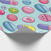 Healthcare & Pharmacy Lächeln Kapsel Geschenkpapier (Ecke)