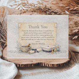 Healthcare Professional Graduation Dankeskarte