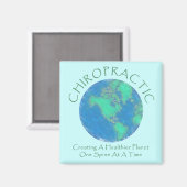 Healthier Planet Chiro Magnet (Vorderseite/Rückseite)